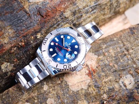rolex yachtmaster blue